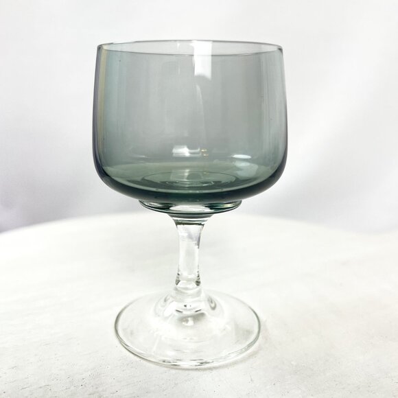 Holmegaard Port Liquor Vintage Glassware 1960s Atlantic Smoke Denmark Set of 5 - Picture 5 of 9